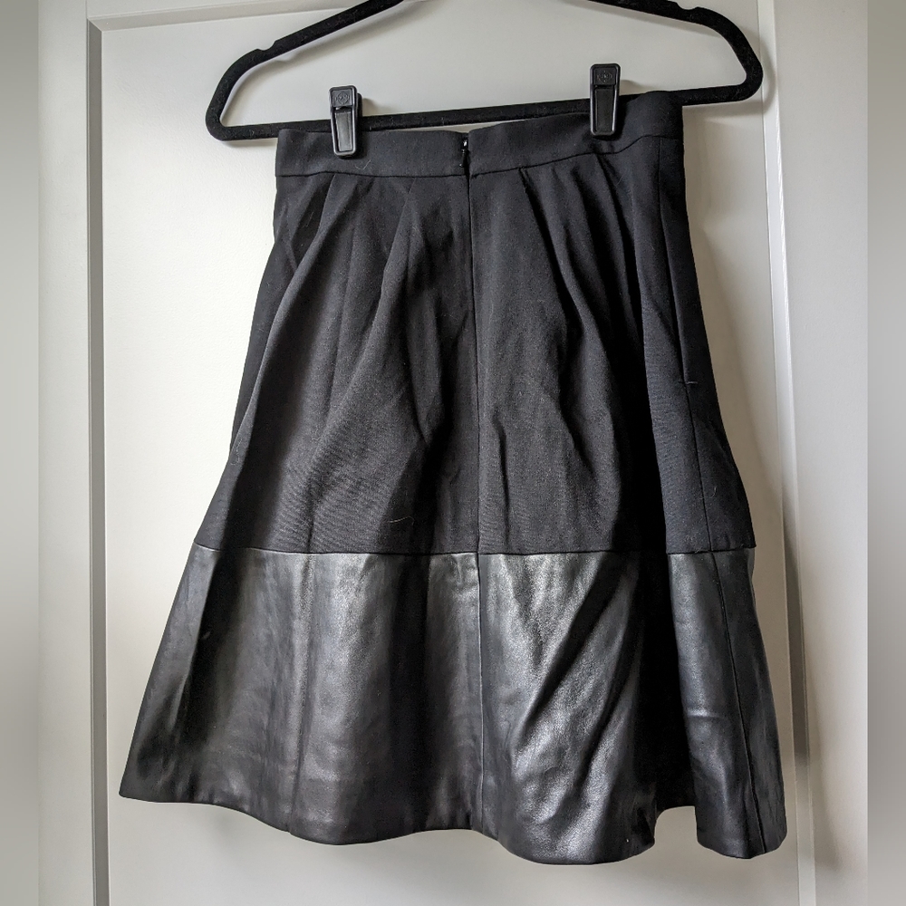Faux Leather Skirt